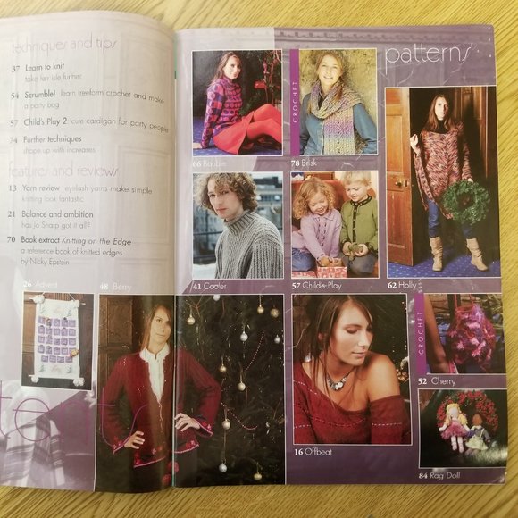 Knitting UK  Magazine December September 2004 Jo Sharp Issue - Picture 4 of 4